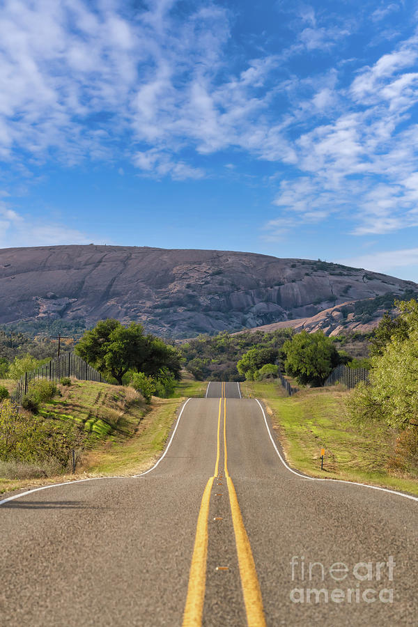 The Road To Enchanted Rock Vertical Photograph By Bee Creek Photography ...