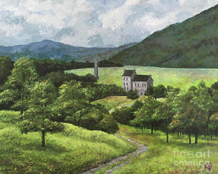 Landscape Painting - The Road to Lallybroch  by Kerry Stroud Peiser