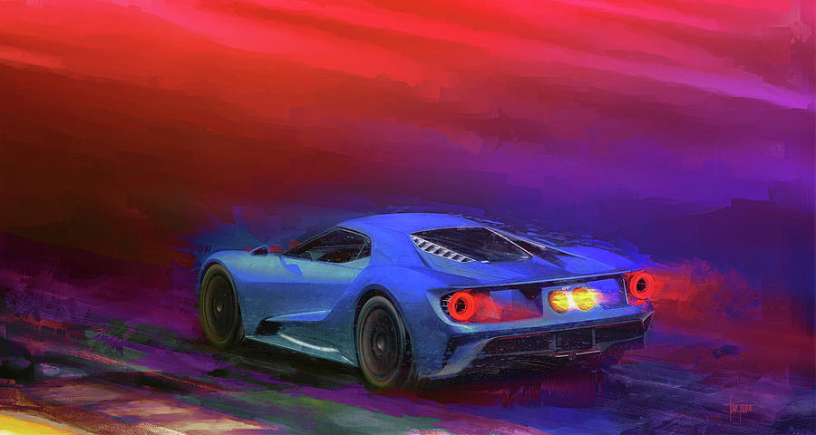 The Road To Le Mans Digital Art by Alan Greene
