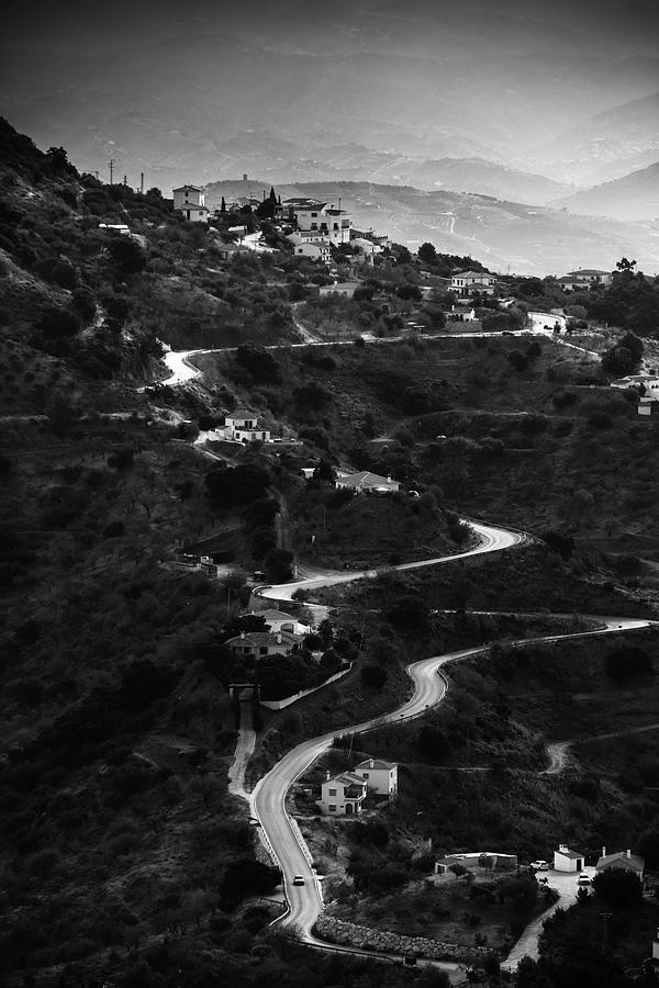 The road to Los Ventorros Photograph by Gary Browne