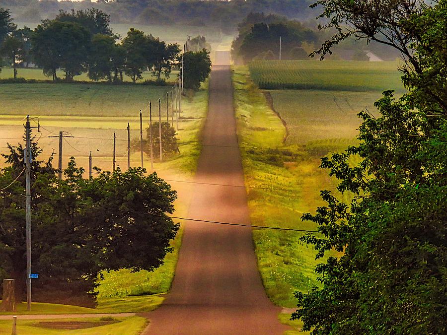 Landscape Photograph - The Road To My House by Michael Colella
