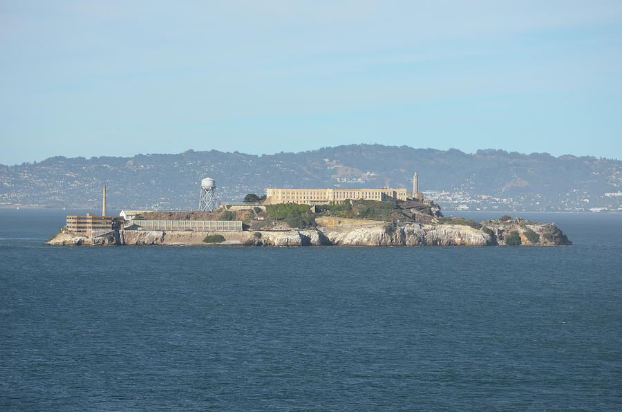 The Rock Alcatraz Island in San Francisco Bay Photograph by Shawn OBrien