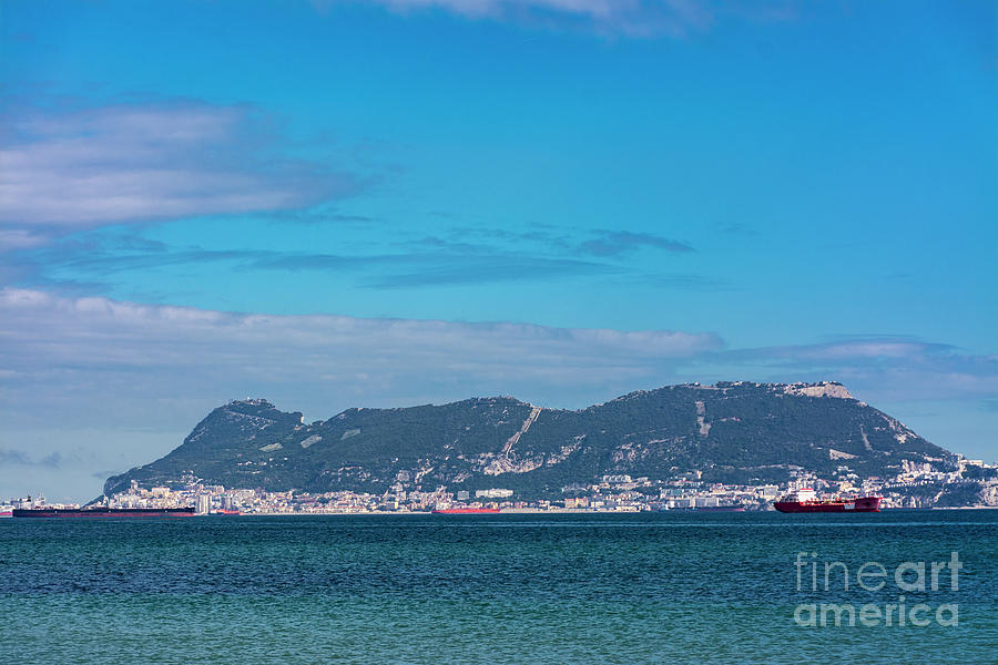 The rock of Gibraltar Photograph by Vicente Sargues