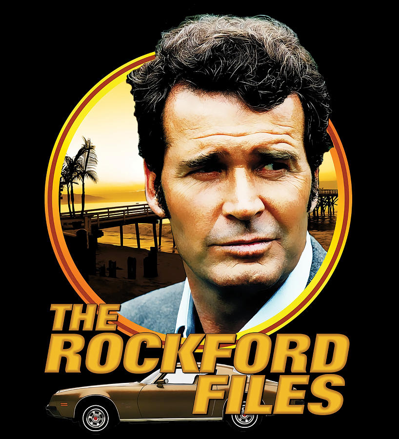 The Rockford Files 70s Retro TV Show Poster Painting by Elliott ...