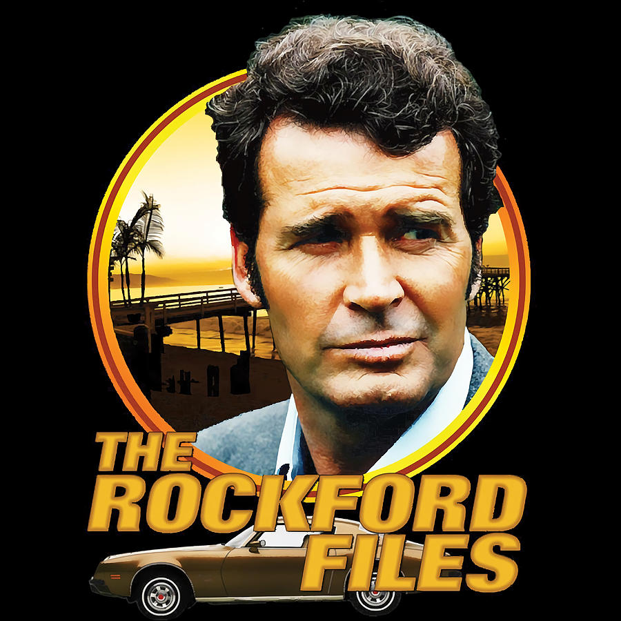 The Rockford Files 70s Retro TV Show Poster Painting by Victoria Finley ...