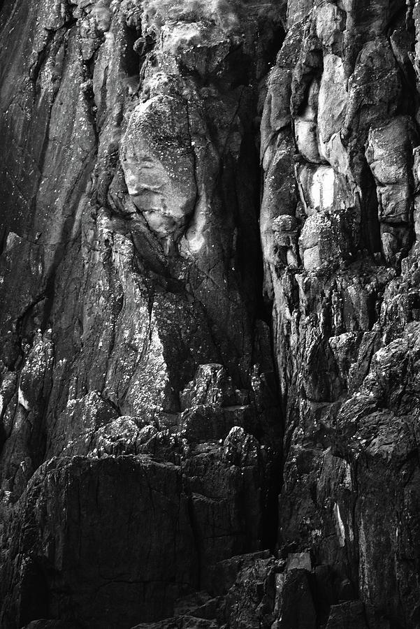 The Rocks In Monochrome Photograph