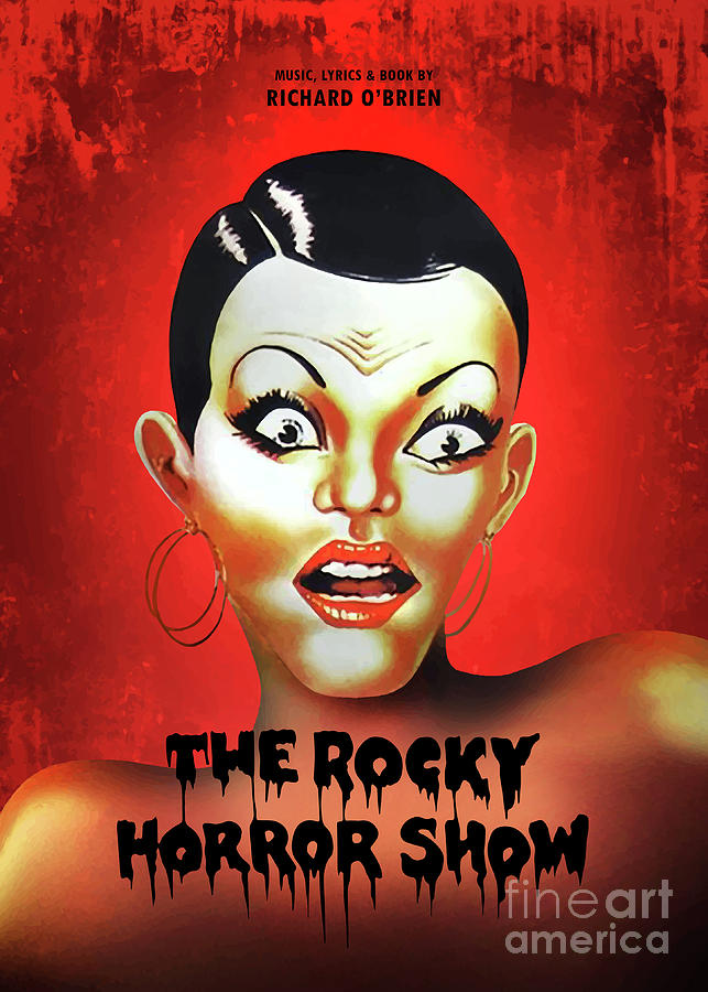 Broadway Digital Art - The Rocky Horror Show Musical by Bo Kev