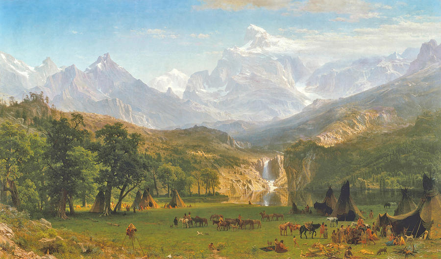 The Rocky Mountains Painting by Long Shot