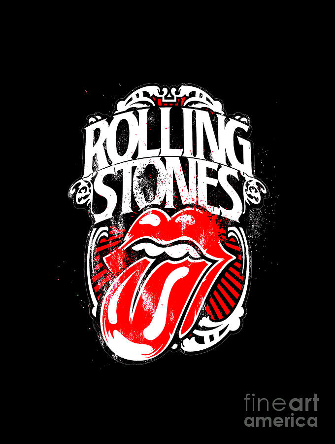 The Rolling Stones logo Painting by Febri Fakih - Pixels