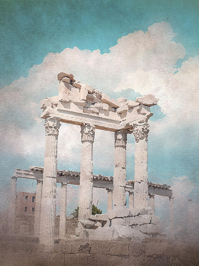 The Roman Forum Digital Art by Painted Moments - Fine Art America