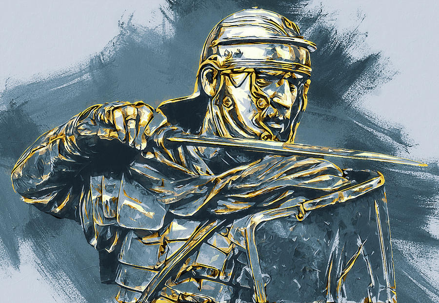 The Roman Legionary - 07 Painting by AM FineArtPrints
