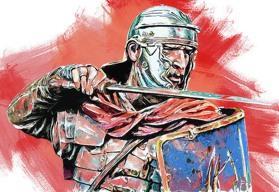 The Roman Legionary - 08 Painting by AM FineArtPrints