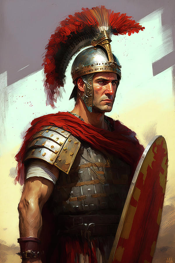The Roman Legionary - 10 Painting by AM FineArtPrints - Fine Art America