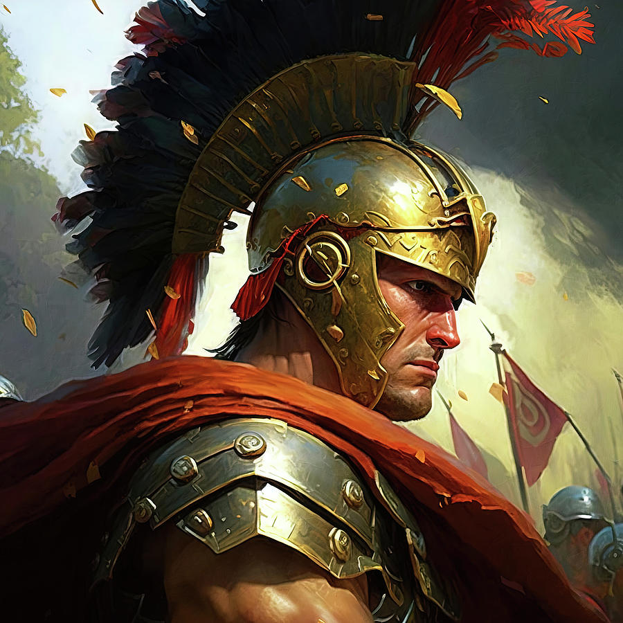 The Roman Legionary - 11 Painting by AM FineArtPrints - Fine Art America