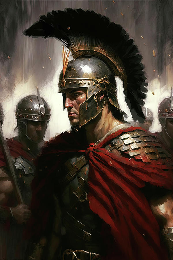 The Roman Legionary - 13 Painting by AM FineArtPrints