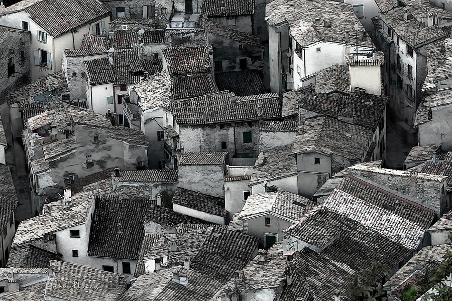 The Roofs Of Entrevaux Photograph by Aleksander Rotner