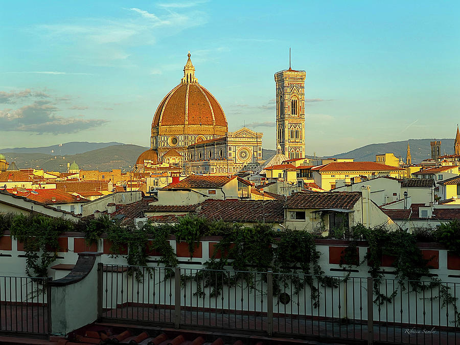 Rooftops of Florence #1 Photograph by Rebecca Samler
