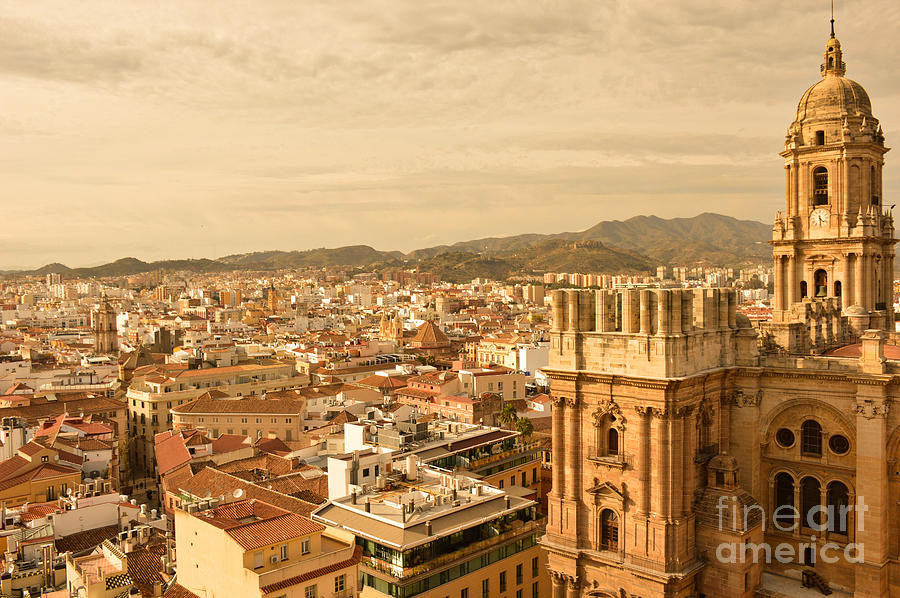 The rooftops of Malaga 1 Photograph by Yavor Mihaylov
