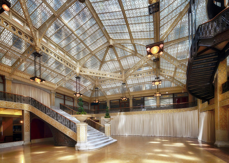 The Rookery Building Interior - Chicago Photograph by Susan Rissi Tregoning