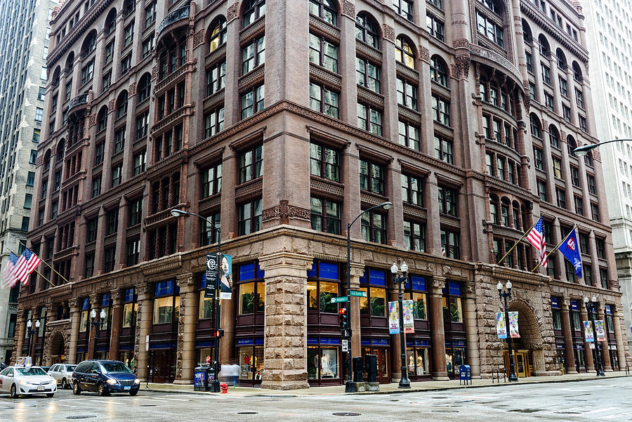 The Rookery, downtown Chicago Photograph by Stevegeer