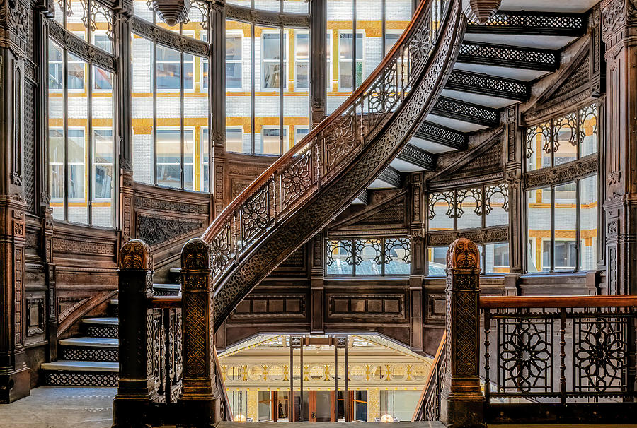 The Rookery Stairwell Photograph by Dee Potter