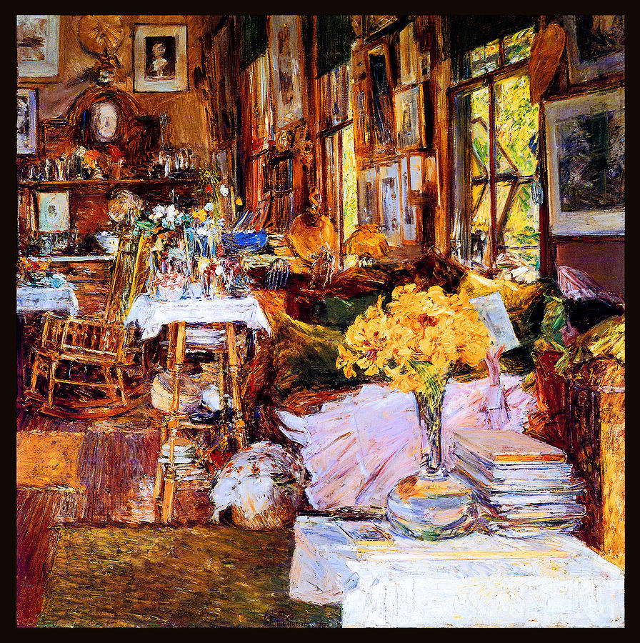 The Room of Flowers 1894 Painting by Frederick Childe Hassam