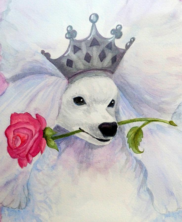 Queen Painting - The Rose Queen by Judy Thompson