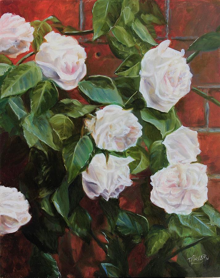 Rose Painting - The Rose Wall by Tammy Taylor