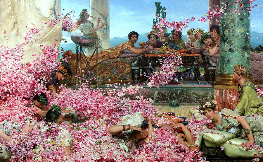 Lawrence Alma-tadema Painting - The Roses Of Heliogabalus, 1888 by Lawrence Alma-Tadema Lawrence Alma-tadema Painting - The Roses Of Heliogabalus, 1888 by Lawrence Alma-Tadema
