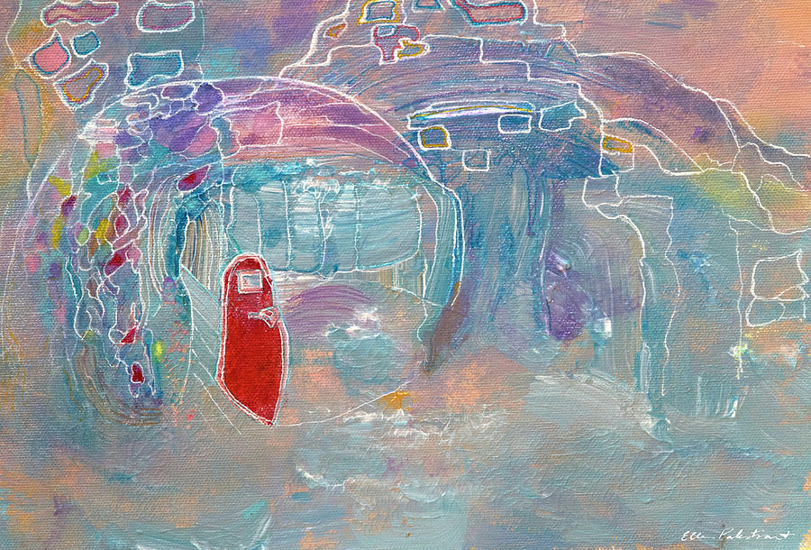 Abstract Painting - The Rotundary by Ellen Palestrant