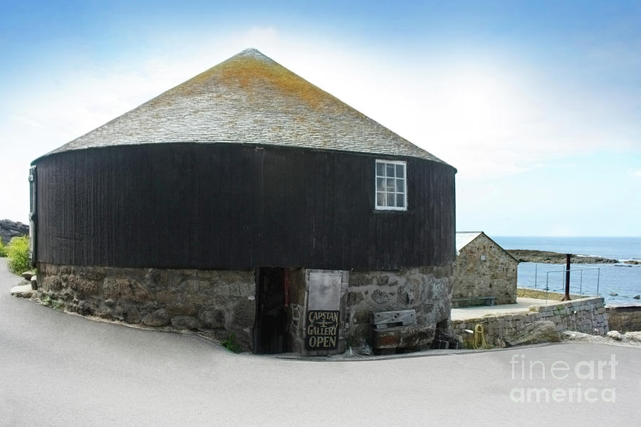 The Roundhouse and Capstan Gallery Sennen Cove Photograph by Terri Waters