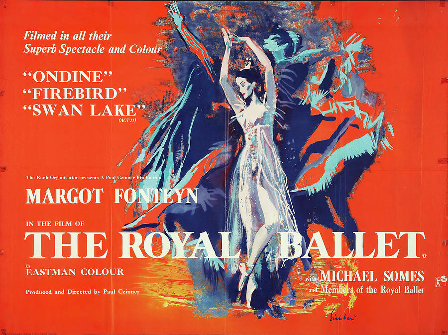 The Royal Ballet-b, 1960 - art by Nicola Simbari Mixed Media by Movie World Posters