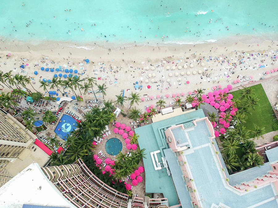 The Royal Hawaiian Hotel Beach Oahu Hawaii Photograph by Anthony ...