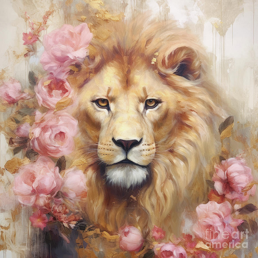 The Royal Lion Painting