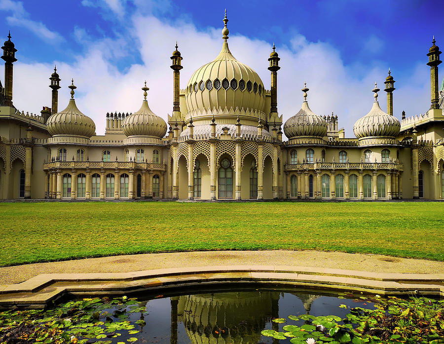 The Royal Pavilion, also known as the Brighton Pavilion, is a former royal residence Photograph by Panoramic Images