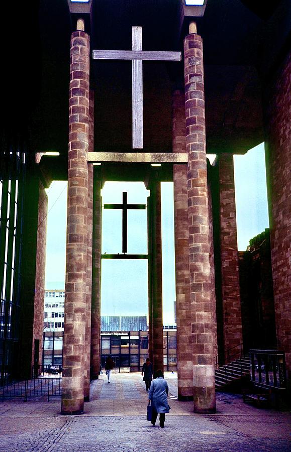 The Ruins of Coventry Cathedral 1987 #2 Photograph by Gordon James