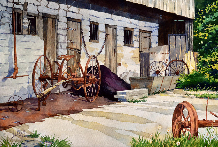 Landscape Painting - The Rust Collector by Mick Williams