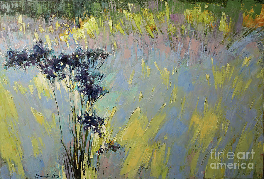 Summer Painting - The rustle of herbs by Anastasija Kraineva