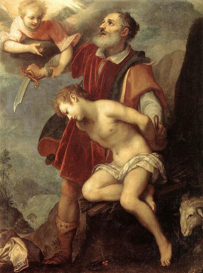 Isaac Painting -  The Sacrifice of Isaac by References Acanfora  Elisa