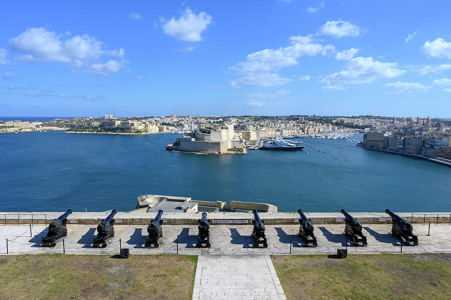The Saluting Battery,Malta. Photograph by Roy Pedersen