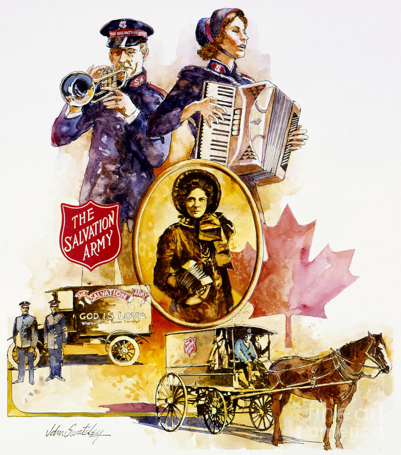 The Salvation Army Painting by John Swatsley