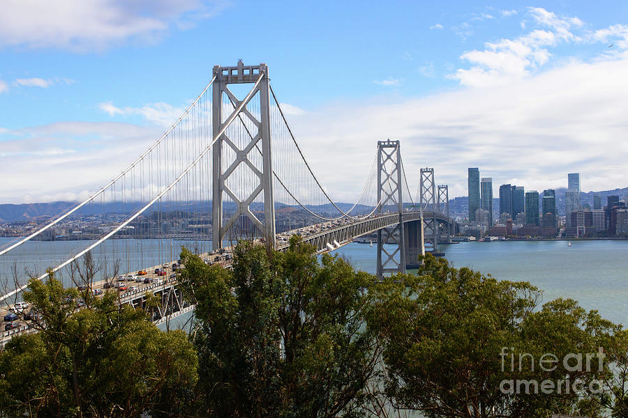 The San Francisco Oakland Bay Bridge R2244 Photograph by Wingsdomain Art and Photography The San Francisco Oakland Bay Bridge R2244 Photograph by Wingsdomain Art and Photography
