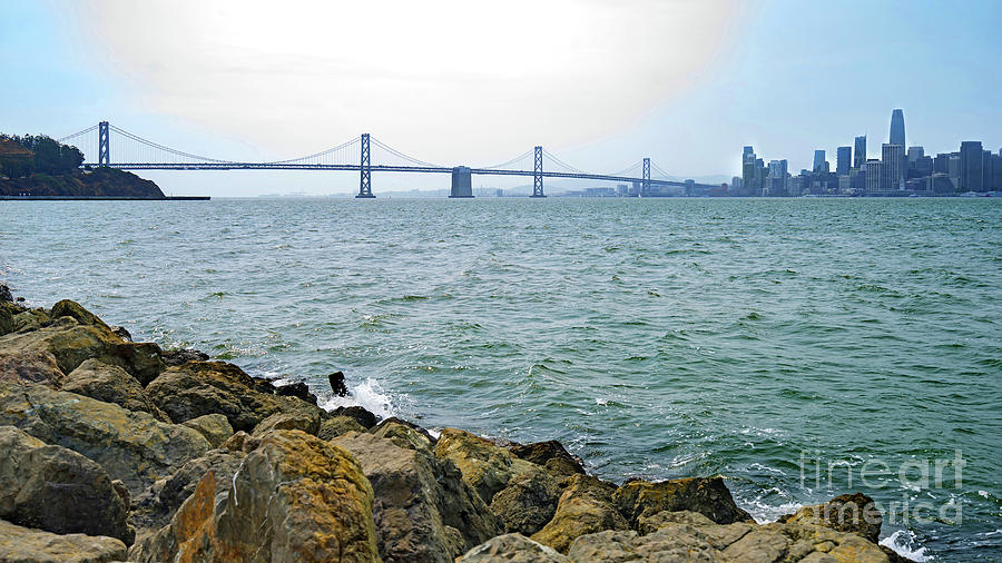 The San Francisco Oakland Bay Bridge DSC7010 Photograph by Wingsdomain Art and Photography