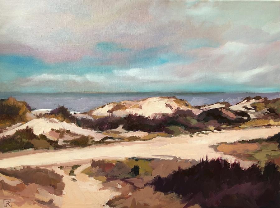 The Sand Paths Painting by Rebecca Jacob