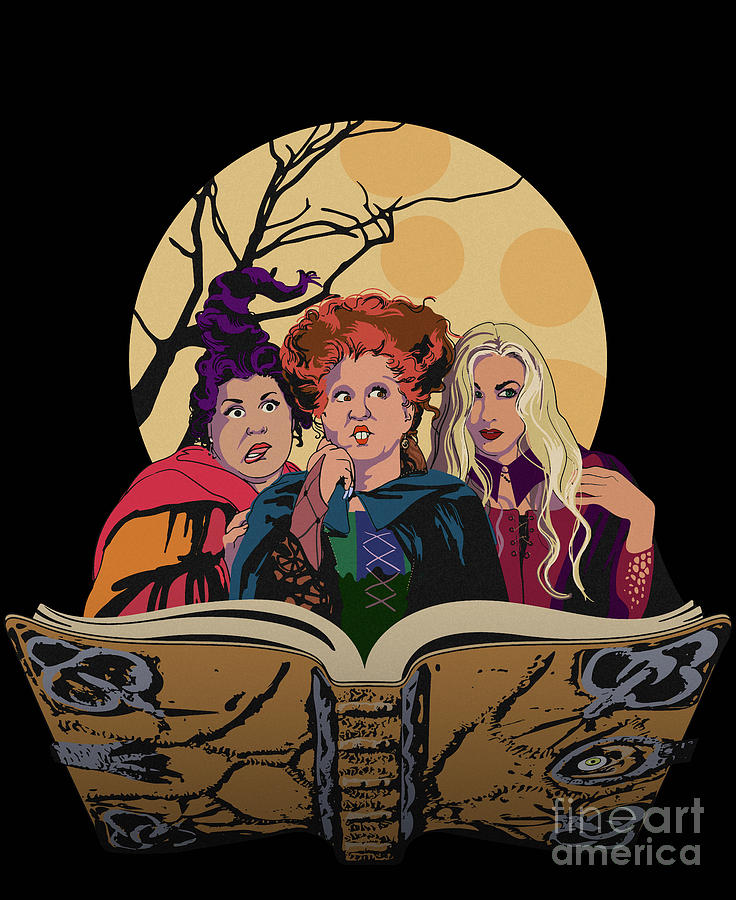 The Sanderson Sisters Drawing by Catherine Manzione Fine Art America