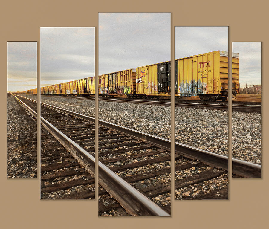 The Santa Fe Railroad  Photograph by Sylvia Goldkranz