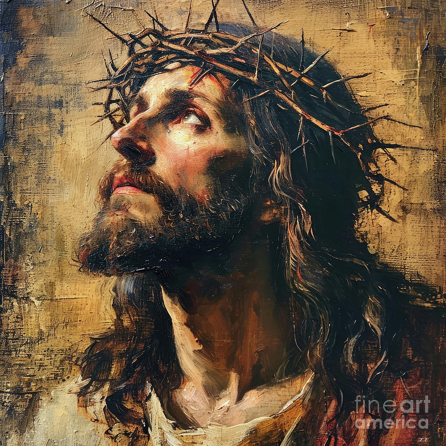 Jesus Christ Painting - The Savior by Tina LeCour