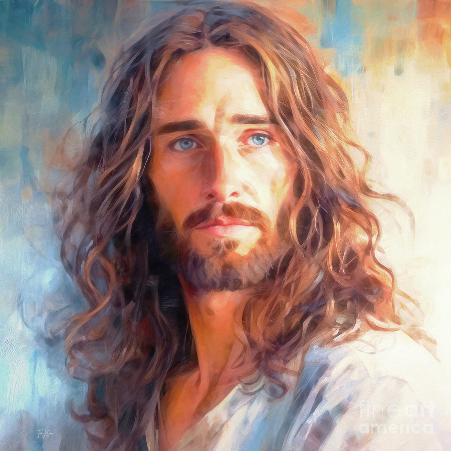 Jesus Christ Painting - The Saviour by Tina LeCour