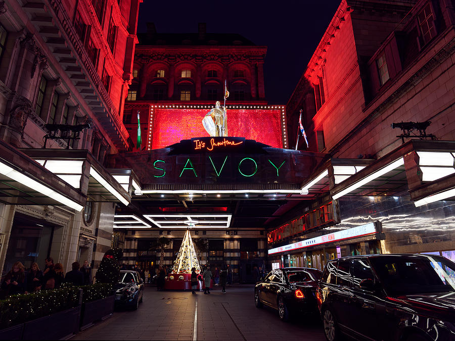 The Savoy Christmas Photograph by Richard Boot Pixels