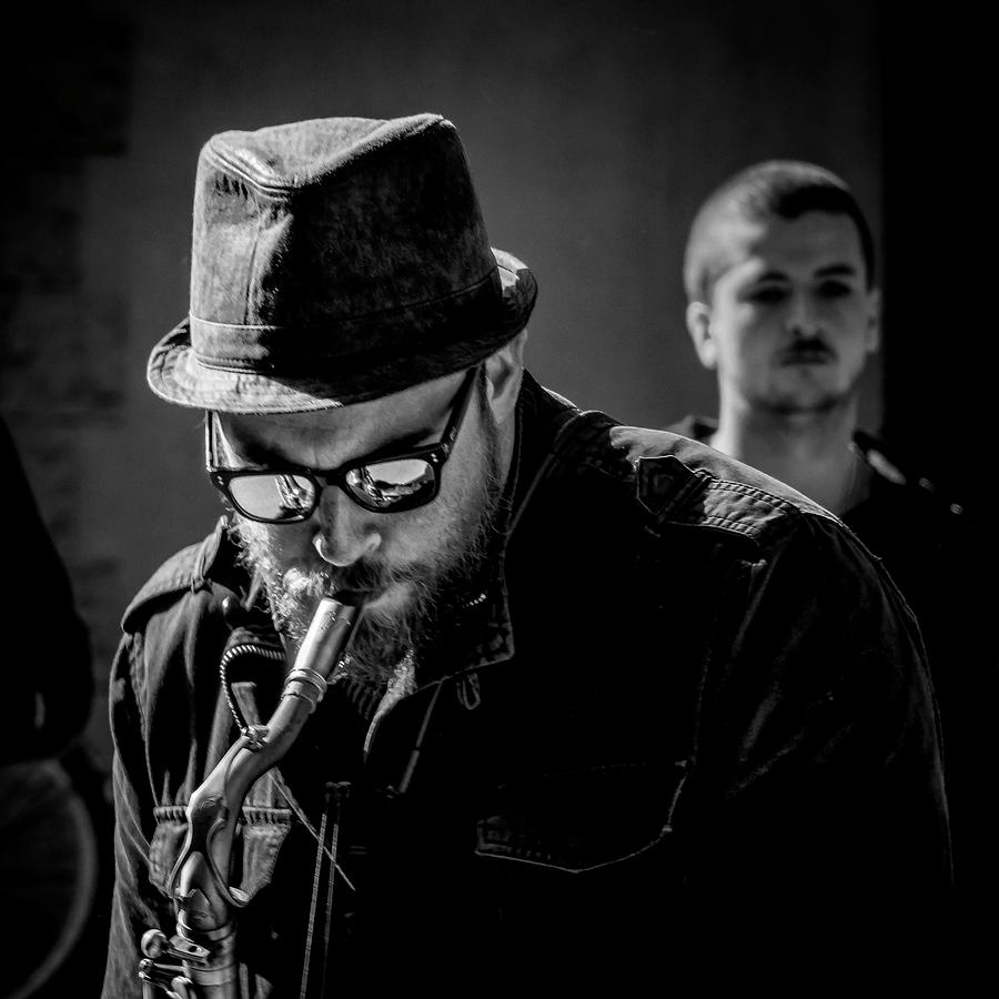 The Saxophonist I Photograph by Enrique Pelaez
